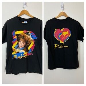 Vintage 90s Reba Country Music Graphic T-Shirt Concert Reba McEntire